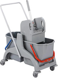 Cărucior Pentru Curățenie Plastic 2x25lt