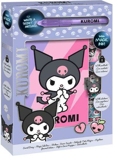 Set Diary A4 Kuromi Magic Pen H30.1x20.8x4.9cm