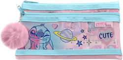 School Set Stitch Pencil Case 10x19x2cm