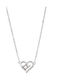 Senza Necklace With Heart Design Made Of Silver