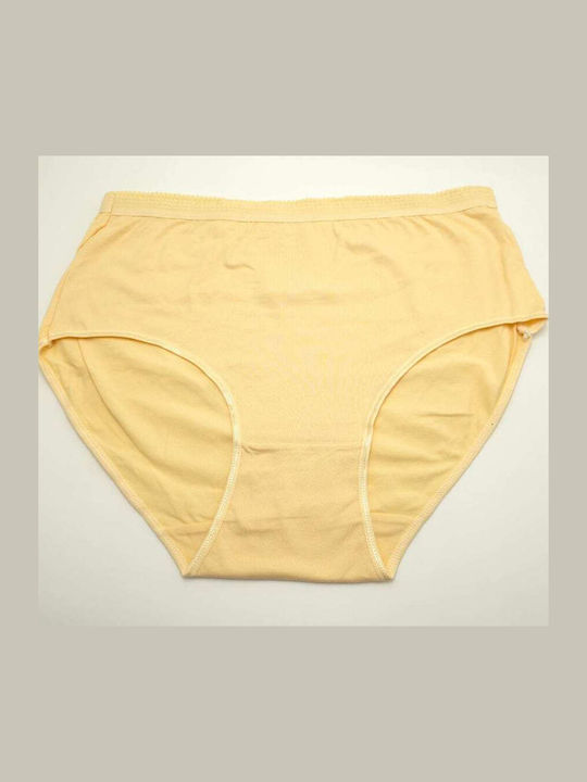 Εσώρουχο Σλιπ Plus Size Βαμβακερό Γυναικείο Slip Μπεζ