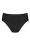 Celestino Damen-Slips Nahtlos Hohe Taille Schwarz