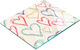 Tulup Schneidebrett Glas Mehrfarbig 60x52cm