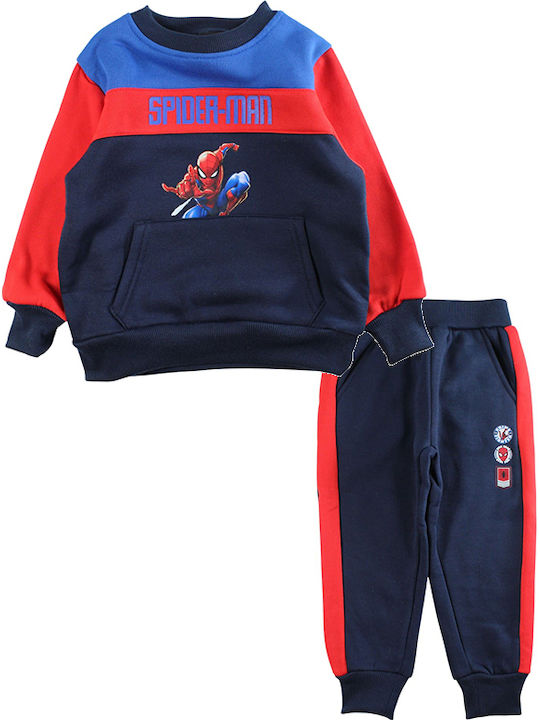 Spiderman Sweatpants Set Blue