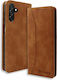 Bodycell Book Case Pu Leather Samsung A27 Brown