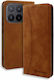 Bodycell Book Synthetic Leather / Leather Brown (Xiaomi 17T Pro)