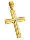 Senzio Belibasakis Men's Gold Cross 14K with Chain