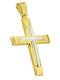 Senzio Belibasakis Men's Gold Cross 14K Without Chain