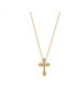 Senza Women's Cross from Gold Plated Silver Without Chain