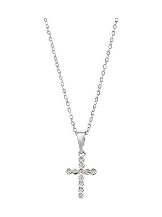 Senza Women's Cross Silver Without Chain