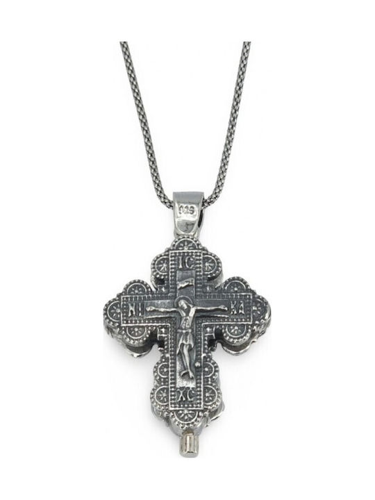 Silver Cross with Chain