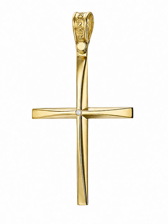 Triantos Gold Kreuz 14K Ohne Kette