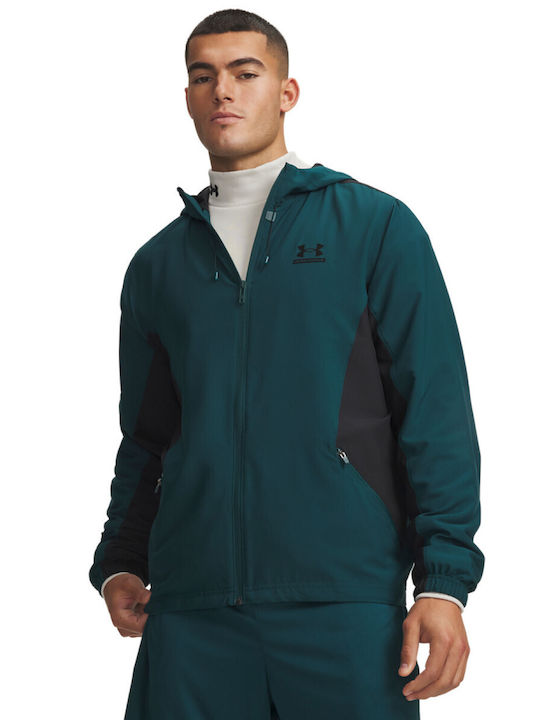 Under Armour Woven Jacket Windproof Green