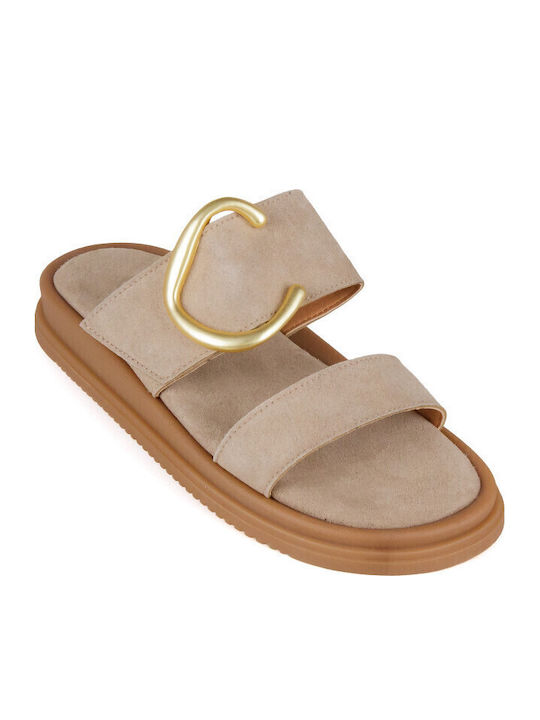 Silia D Leather Women's Flat Sandals Flatforms ...
