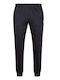 Herren-Sweatpants mit Gummizug Schwarz