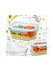 Bimberek Кутия За Храна Стъклена Бяла 370ml