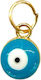 Turquoise White Evil Eye Ring–Evil Eyes Crafts Jewelry & Charms 8mm M167t Riniotis Rin-m167t