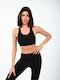 Damen Sport-BH Schwarz