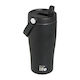 Ecolife Ecolife Thermosflasche Rostfreier Stahl Kunststoff Aluminium BPA-frei 600ml Schwarz Mit Handgriff Und Stroh