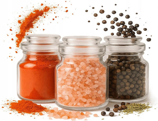 12x Glas Gefäße Gewürze Kräuter Kerzen Geschenk 205ml