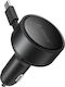 Orico Car Charger 60W With Ports 1xUSB-A 1xType-C With Type-C Cable Black Colour