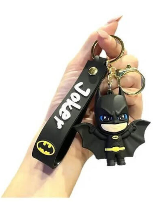 3d Μπρελόκ Σιλικόνης Dc Super Heroes Batman Cape 8 Εκ