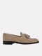 Wildleder Herren Mokassins in Grau Farbe AR42278-Grau