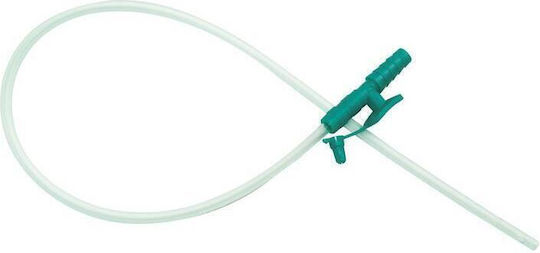 Absaugung Katheter mit Adapter Nummer 14 in Grün Farbe Ø500mm 100Stücke