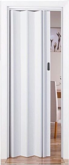 Folding Door Frans Heavy Type 76cmx220cm White Wood Effect