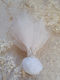 Tulle Wedding Favor Silver Crown