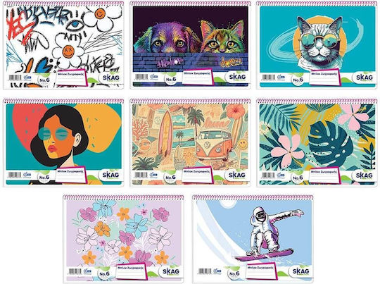 Blocuri De Desen Skag Fete No6 A4 101 Foi Desene Și Modele Diverse