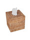 Brown Tissue Holder 14x14x14cm GN701