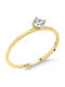 Ortaxidis Inel Din Aur 14 Carate Cu Zircon