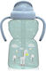 Lorelli Baby Cup with Handles and Straw from Plastic Green 325ml
