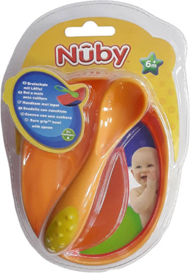 Nuby Toddler Food Bowl Orange