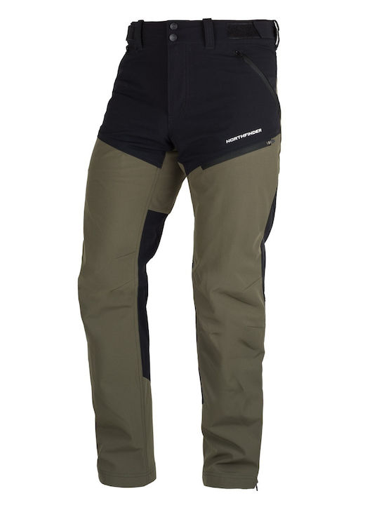 Northfinder Herren Lang Bergsteigerhose Grün