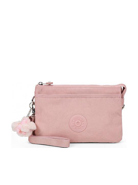 Kipling Riri Damen Schultertasche Rosa