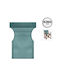 Megapap Director Chair Cover Queen Cypress Green 56x82cm