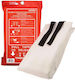 Autoline Fireproof Emergency Blanket 1x1 M