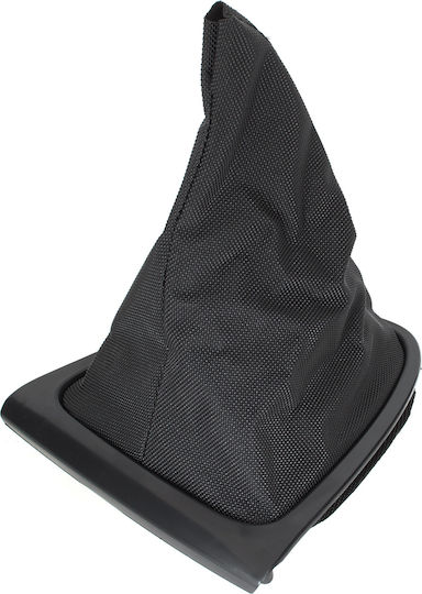 Renault Clio Iv 12-20 Schicht-Stiefel Schaltknauf Schutzabdeckung Schwarz + Schwarzer Rahmen