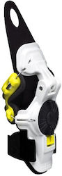 Mobius X8 White Yellow Knee Pads