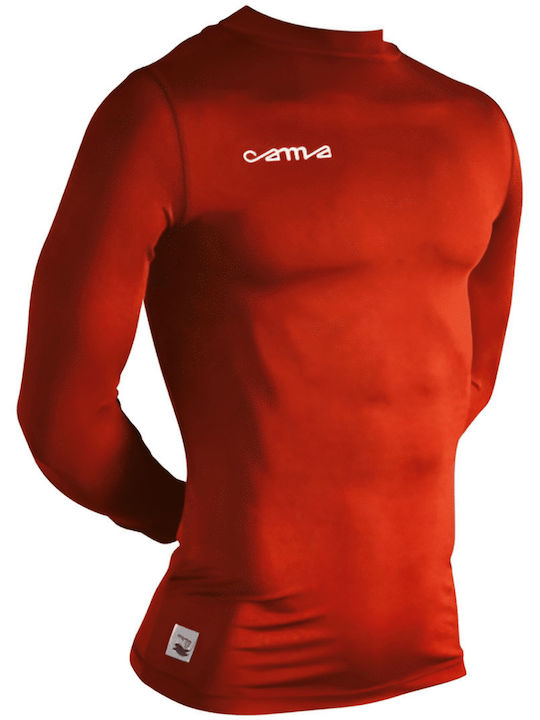 Cama Men's Thermal Long-Sleeved Shirt Red