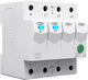 Tomzn Elektrische Messgeräte Elektrischer Pannenschiene Dreiphasig Wi-Fi TOB9S-63NCWIFI
