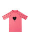 Slipstop Kinder Badebekleidung Rashguard Rosa