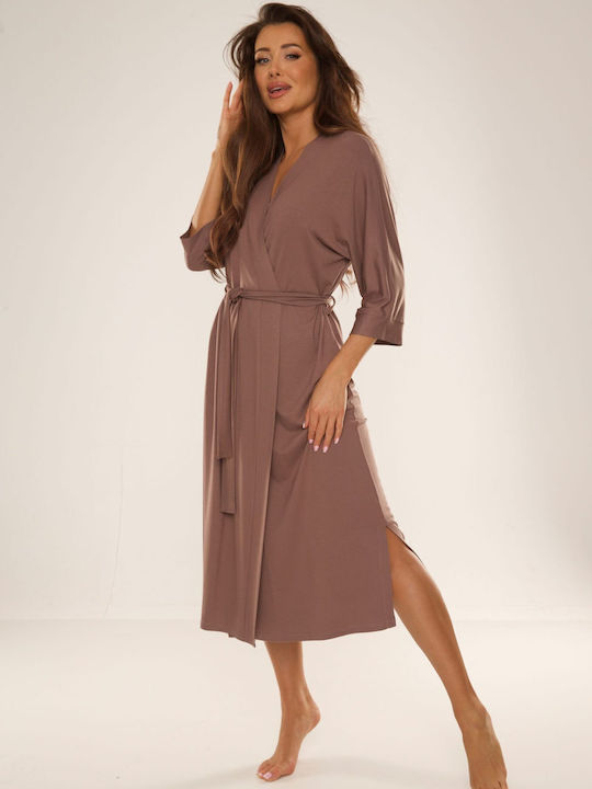 De Lafense Summer Women's Robe Mocca