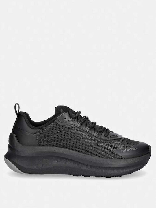 Calvin Klein Runner Ανδρικά Chunky Sneakers Μαύρα