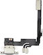 Apple Iphone 16 Pro Charging Port Flex Cable White Titanium Oem
