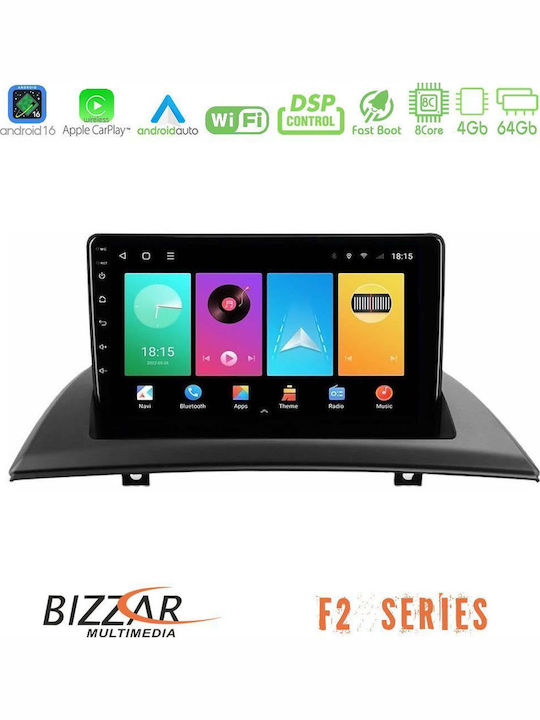 Bizzar Car Audio System for BMW X3 (E83) 2003 – 2010 (Bluetooth/USB/WiFi/GPS/Apple CarPlay/Android Auto) with 9" Touch Screen