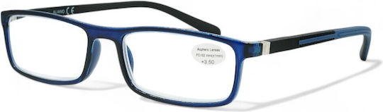 Optosquad Reading Glasses +2.00 In Blue Colour WG8735-2