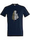 T-shirt Unisex " Into Forest I Go To Lose My Mind " French Navy